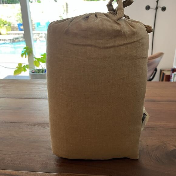 Ikea Dytåg King Duvet Cover and Pillowcases Dark Beige Article no: 305.188.74